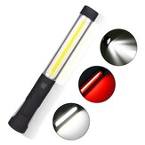 Enusic™ 360° Kanca Şarj Edilebilir COB LED Çalışma Lambası Manyetik Beyaz Kırmızı Fener Elel Feneri İnceleme Lambası