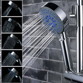 Cabezal de ducha ajustable de agua multifuncional de 5 modos de cromo 