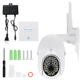 1080P 4X Zoom Drahtlose IP-Überwachungskamera CCTV WiFi PTZ 2-Wege-Audio für den Außenbereich