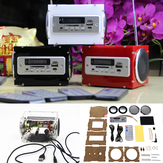 WangDaTao YD-BT001 Kit eletrônico de áudio sem fio multifuncional DIY com Bluetooth, amplificador de rádio e kit de produção de áudio