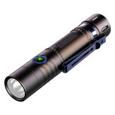 SEEKNITE PK12 NM1 Магнитный светодиодный фонарик с возможностью подзарядки Type-C на аккумуляторе 18650 с клипсой EDC для кемпинга, охоты и рыбалки