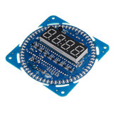 DS1302 الدوارة LED عرض DIY الإبداعية الالكترونية إنذار ساعةحائط درجة الحرارة عرض USB Powered 5V