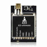 AKK X2-ultimate US 25mW/200mW/600mW/1000mW 5.8GHz 37CH AV FPV trasmettitore VTX con microfono Smart Audio