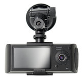 GPSデュアルレンズカメラHD車DVRダッシュカムビデオレコーダーGセンサーナイトビジョン