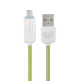 Cabo de carregamento e dados USB 2.0 para Micro USB com LED de 1,0M para tablet e telefone celular
