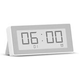 Miaomiaoce E-link Smart Bluetooth Termômetro Alarme Higrômetro Relógio Técnica Pomodoro Monitoramento de Temperatura Umidade Relógio Temporizador Funciona com APP