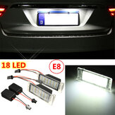 2x Error Free 18 LED SMD Number License Plate Light Lamp For Chevy Camaro Cruze