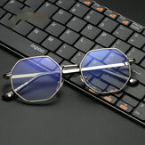 Anti-Blue Ray Polygon Eyeglasses Retro Thick Edge Optical Eye Care Blue Light Blocking Glasses
