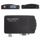 Convertisseur d'adaptateur de moniteur VGA BNC S Video VGA vers ordinateur portable PC VGA 1080P