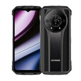 DOOGEE S110 グローバルバージョン イノベーティブなリアディスプレイ22GB 256GB 50MPトリプルカメラナイトビジョンカメラ Helio G99 6.58インチ120Hz 10800mAh 66WファストチャージNFC IP68 IP69K防水4Gタフスマートフォン