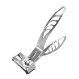 Y.F.M Uña Clipper de 360 ​​grados de cabeza giratoria de acero inoxidable de la uña cortador de manicura cortador herramienta