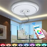 36W RGB Smart APP Steuerung LED Deckenleuchten Bluetooth Musik Kronleuchter für Home Decor Party  