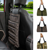 49x29cm Portable 600D Oxford Cloth Car Seat Back Multi-function Tool Roll Bag Storage Bag Universal For Car/ Outdoor/ Motorcycle