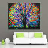 Art Tenture murale confortable tapisserie Colorful Style de l'arbre décorations de chambre psychédéliques