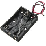 3-Slot 3 X AAA Battery Holder With Leads