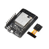 ESP32-CAM WiFi + placa de desenvolvimento de módulo de câmera bluetooth ESP32 com módulo de câmera OV2640 Geekcreit para Arduino - produtos que funcionam com placas oficiais Arduino