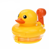 Yellow Duck Shower Head Baby Toys Sprinkler for Kids Faucet Backyard Bathing Swimming Toys
