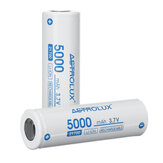 2Pcs Astrolux® C2150 5000mAh 3C 3,7V 21700 Bateria de íon de lítio recarregável de alta performance de 15A para lanternas, brinquedos RC, controle remoto e gamepad.