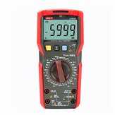 Multimetro digitale UNI-T UT89X/UT89XD a 6000 conteggi, vero RMS, retroilluminazione automatica, misuratore di temperatura NCV/condensatore/triode