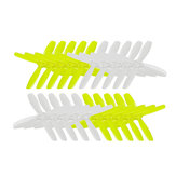 10 Pairs KINGKONG/LDARC 2535 63.5mm PC 4-blade Propeller CW CCW 1.5mm Mounting hole for RC Drone