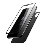 Baseus 0.2mm 3D Arc Edge Przezroczysta Powłoka Ochronna z Hartowanego Szkła na Ekran Przedni i Tylny do iPhone XS/X