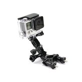 Supporto per manubrio moto per montaggio di macchine fotografiche con braccio regolabile per GoPro Hero 3 4 Yi 4k II accessori