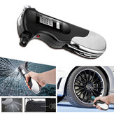 Intelligent Voice Digital Car Tire Gauges Flashlight Emergency Hammer Multi-function Emergency Tool