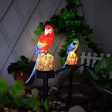 Solar Power LED Lawn Light Parrot Outdoor Waterproof Landscape Lamp Garden Decor