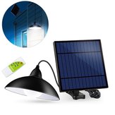 Solar Panel Remote Control 12 LED Hanging Light Chandelier Garden Road Lamp for Outdoor Yard Garden Driveway Pathway