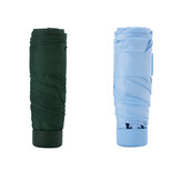 Tragbare Mini Faltbare Reise Wasserdicht Winddicht UV-beständig UPF50 + Regenschirm für Sonnig oder Regnerischen D