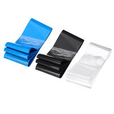 Tube thermorétractable transparent/noir/bleu en PVC de 110mm x 10m pour batterie LiPo 5-6S
