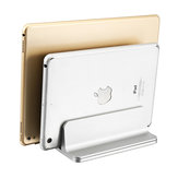ラップトップノートブックMacBook用の調整可能な垂直ラップトップスタンド省スペースデスクトップホルダー