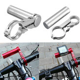 Bike Handlebar Extended Bracket Bike Headlight Mount Bar Flashlight Support Rack Alloy Fiber Stand