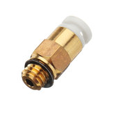 Creality 3D® M6 Thread Nozzle Brass Pneumatic Connector Quick Joint For 3D Printer Remote Extruder