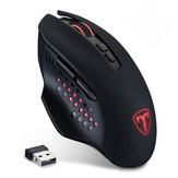 Bezprzewodowa mysz do gier optyczna 2,4G 4800DPI 7 przycisków, ergonomia dla PC