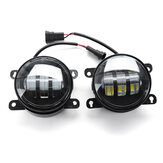 4-дюймовые светодиодные дневные ходовые огни COB DRL Fog Lamp, двухцветные, для Дляd F150/Honda/Nissan/Subaru/Acura