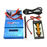 iMAX B6AC 80W 6A Dual Balance Charger Discharger With XT60 T Plug Parallel Charging Power Adapter Board