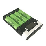 Bakeey Двойной USB LED дисплей Чехол Коробка DIY Набор для 4x18650 батареей внешнего аккумулятора и зарядного устройства для iPhone 8 S8 Plus