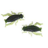 ZANLURE 50pcs/set 2.5cm 0.6g Soft Lure Artificial Cricket Bait Fishing Lure Insect Bait