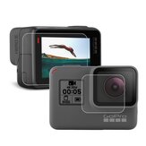 Gopro Hero 5 Aksiyon Kamera Aksesuarları için Koruyucu LCD Çelik Temperli Cam Filmi