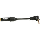 Câble adaptateur de microphone BOYA BY-CIP pour iPhone iPad pour iPod Touch Samsung Galaxy Smartphone