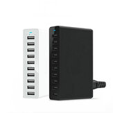 Bakeey 12A 60W Multi-port Smart Phone EU USB Charger Adapter For HUAWEI P30 MI9 S10 S10+