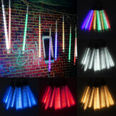 Luz de cuerda LED impermeable de 30 cm, 2835SMD, de lluvia de ducha meteorológica de 10 tubos para árbol de Navidad al aire libre, lámpara AC85-265V