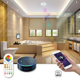 ARILUX® 24W RGBCCT Wifi remoto Alto-falante bluetooth de controle de voz LED Suporte de luz de teto baixo Alexa 