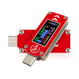 RIDEN® TC64 Schermo a colori Ricarica veloce PD Test rapido Tipo-C Voltmetro di capacità Misuratore di temperatura