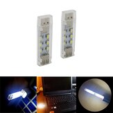 Mini USB 12 LED Dubbelzijdig Nachtlicht Leeslamp voor Laptop Laptop PC Notebook Power Bank