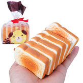 6PCS Toaster Bread Squishy 9CM biscoito massa com embalagem presente coleção Soft brinquedo