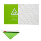 220 * 220 * 0.5 мм Зеленая морозная наклейка с подогреваемой печатью с 3M подложкой для 3D-принтера
