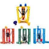 Предварительно собранный Настольный мини-DIY 3D-принтер 100 * 100 мм Размер печати Поддержка Офлайн-печать / Многоцветный