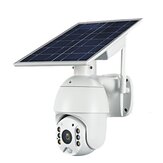 Câmera solar HD SHIWOJIA 1080P sem fio WIFI com visão noturna, áudio bidirecional, câmera de vigilância à prova d'água, câmera IP 4G